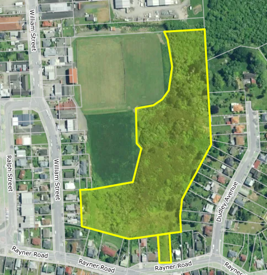 Map of area to be revoked